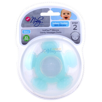 Nuby努比自然乳感系列2阶段软性咬牙器