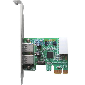 HighPoint（火箭）RocketU 1022A(USB3.0扩展卡)支持PCI-E Gen2.0 x1/2个USB3.0通道