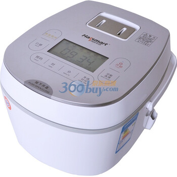 鸿智（hallsmart） HR-FD41 4L 纯平触摸智能方煲 银灰色