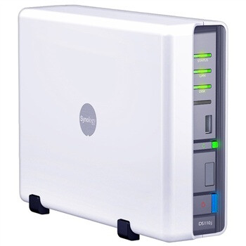 群晖（Synology）DS110J 1盘位 NAS网络存储服务器（无内置硬盘）