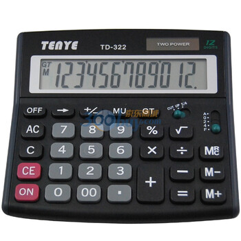 天利仕计算器 TD-322 商务办公