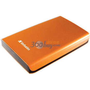 威宝（Verbatim）2.5寸 USB3.0 开拓者系列 1TB 移动硬盘（橙色）
