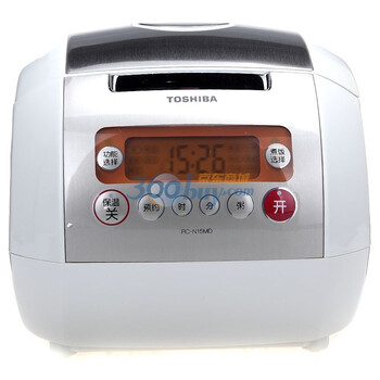 东芝（TOSHIBA) RC-N15MD 4升 电脑电饭煲 （白色）