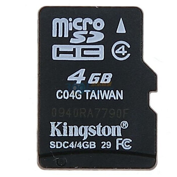金士顿（KingSton）4G TF（microSDHC）卡 class4