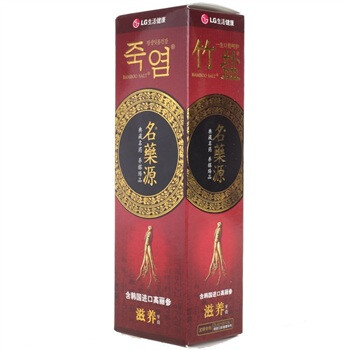 LG竹盐名药源滋养牙膏100g（新老包装随机发送）