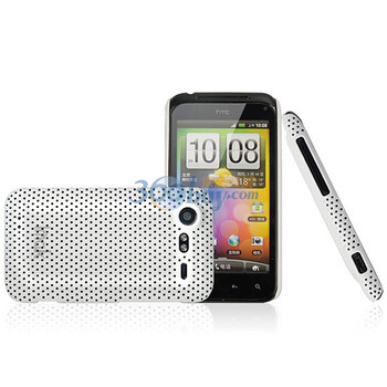 艾美克（IMAK) 超薄网格彩壳白色 适用于HTC Incredible S S710E G11
