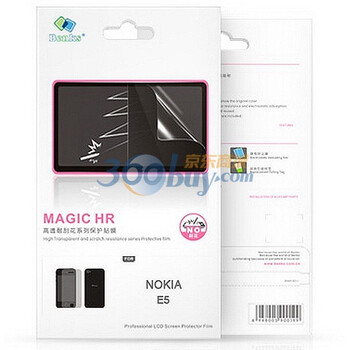邦克仕（Benks）Magic HR高透耐刮花系列保护贴膜（诺基亚 Nokia E5 贴膜）