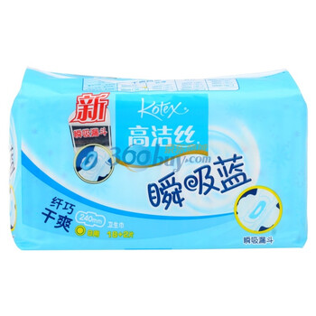 高洁丝纤巧干爽护翼卫生巾日用18+2片
