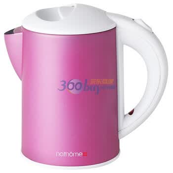 北欧欧慕（nathome） NSH1002 1.0升不锈钢电水壶 蔷薇红