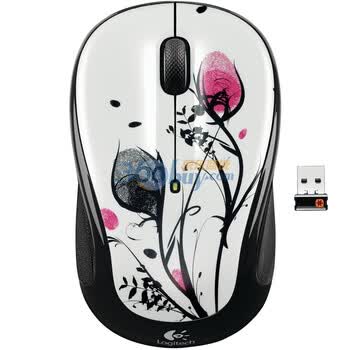 罗技（Logitech）M325nano 笔记本型无线光学鼠标 雪郁青