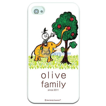 橄榄（OLIVE） GL-FA09DW 苹果树4S 白色 适用于Iphone4/Iphone4S