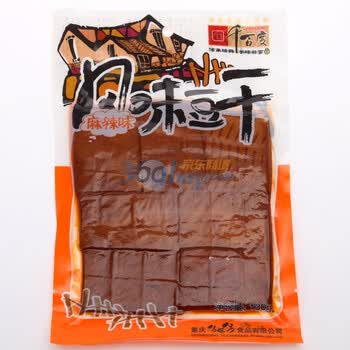 千百度风味豆干麻辣味130g*5袋
