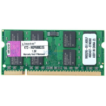 金士顿（Kingston）系统指定内存DDR2 800 2GB 戴尔（DELL）笔记本专用内存（KTD-INSP6000C/2G）