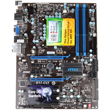 微星（MSI）H55-G43主板（INTEL H55/LGA 1156)