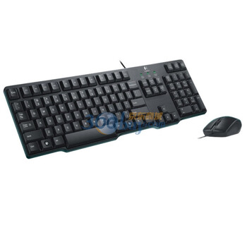 罗技（Logitech）MK100 2代 经典键鼠套装 黑色