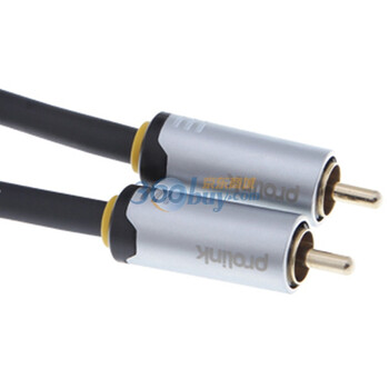 普罗林克（Prolink）HMC263-1500 RCA-RCA低音炮镀金音频线 15米