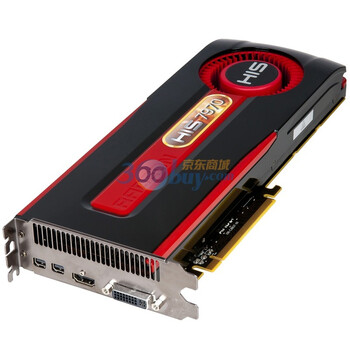 HIS 7970 Fan 3GB GDDR5 925/5500MHz 3G/384bit GDDR5 PCI-E显卡