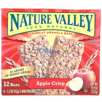 美国Natural Valley天然山谷香脆燕麦条脆苹果口味252g