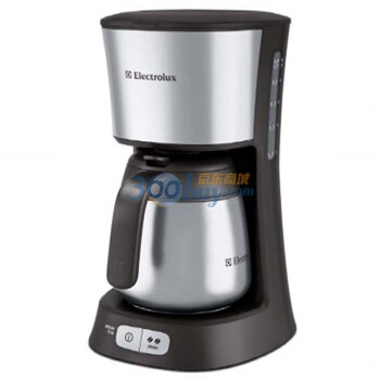 伊莱克斯（Electrolux） 滴漏式咖啡机 ECM5255（银色+黑色）