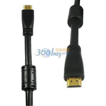 CE-LINK 2011 HDMI数字高清线 HDMI线 15米 双磁环 工程级 1.4版支持3D 黑色