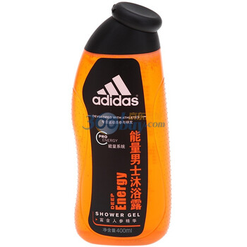 阿迪达斯adidas男士活力沐浴露 能量400ml