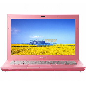 索尼（SONY）VPCSD27EC/P 13.3英寸宽屏笔记本电脑（i3-2310M 2G 320G 512独显 D刻 WIN7 粉色）