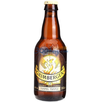 比利时 Grimbergen 金博根三料啤酒 330ml瓶装