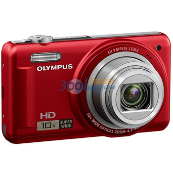 奥林巴斯（OLYMPUS） VR-310 数码相机 红色（1400万像素 3.0英寸液晶屏 10倍光学变焦 24mm广角 内置4G卡）