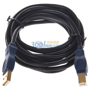 包尔星克（PowerSync）UAB23K USB2.0超快速数据线 A公对B公 打印机线