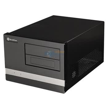 银欣（SilverStone）电脑机箱 HTPC SG02B-F亚克力版 黑色（不含电源）