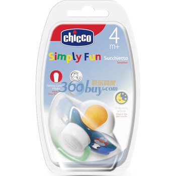 chicco智高天然橡胶安抚奶嘴夜光型 C00071269010010