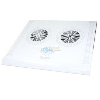 捷冷（EVERCOOL）黄道十二宫 NP-301-SR 笔记本散热器（银色）适用于9-15寸笔记本