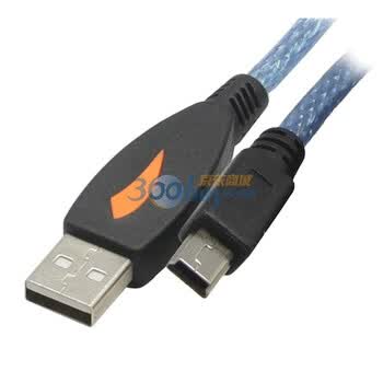 黄刀（yellowknife) JD043 高速USB2.0转mini5PIN T型口传输数据线 1.5米