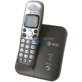 美国at&t EL51109BCN 黑色 数字无绳 中英文菜单 快速IP