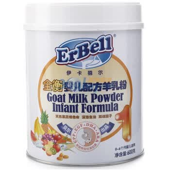 Erbell 伊卡蓓尔全衡1段婴儿配方羊乳粉600g