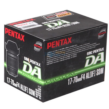 宾得（PENTAX） SMC DA 17-70mm F4 AL[IF] SDM 标准变焦镜头（黑色）恒定光圈 超声波驱动马达