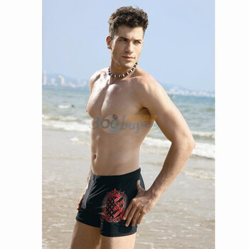 奇海男士游泳裤L号黑色104036