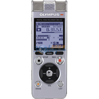 奥林巴斯（Olympus）DM-650 4GB录音笔 银色