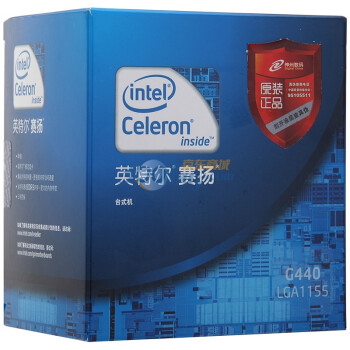 英特尔(Intel)32纳米 赛扬处理器 G440盒装CPU（LGA1155/1.6GHz/2M三级缓存/35W）