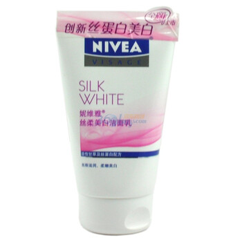 NIVEA妮维雅丝柔美白洁面乳100g