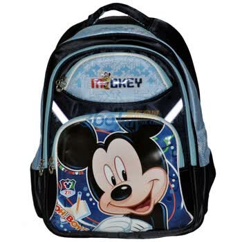Disney迪士尼米奇涤纶小学生双肩书包SM80236藏青