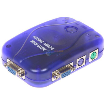 三堡（SANBAO）KVM-102 2口多电脑主机自动切换器（带配线）