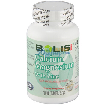 伯力斯钙镁锌营养片1300mg*100片