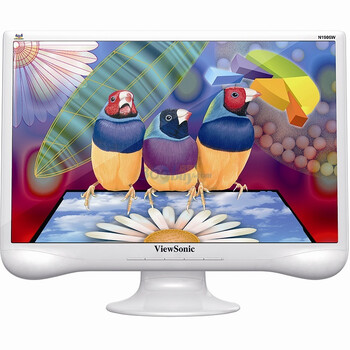 优派（ViewSonic）19英寸宽屏液晶显示器N1906wh（白色）