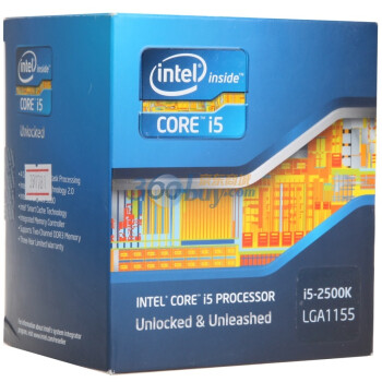 Intel 英特尔 酷睿i5 2500K 盒装处理器（4核4线程、不锁倍频）