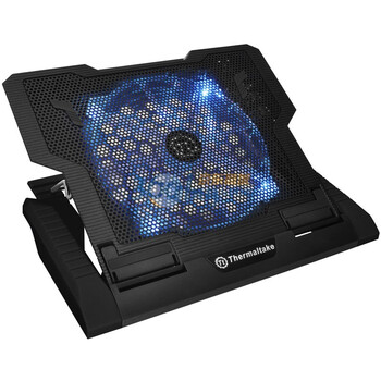 Tt(thermaltake)笔记本散热器 Massive23 GT Black(CLN0020) 20cm静音风扇/钢丝网/10~17笔记本