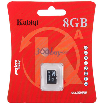 卡士奇（kabiqi）8G MicroSDHC(TF)存储卡 （Class4）