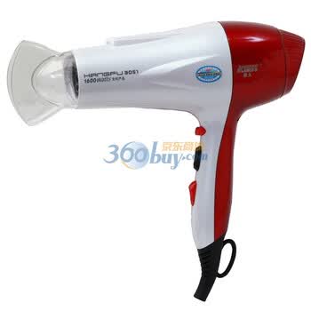 康夫（Kangfu）KF3051 1600W 米白酒红相间 家用电吹风