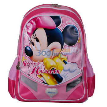 Disney 迪士尼米奇小学生书包M606022玫红