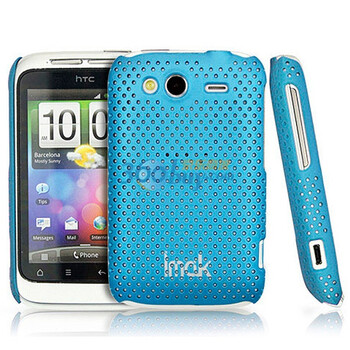 艾美克（IMAK) 超薄网格彩壳蓝色 适用于HTC Wildfire S A510e G13